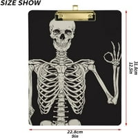 Skeleton Skull međuspremnik Tvrdoća ploča za njegu drveta i povucite za standardno pismo