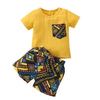 Zuwimk Baby Boy odjeća, dječaka mališana Havajska odjeća Set Baby Ljetna cvjetna majica + kratke hlače