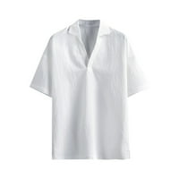 Muške polo majice kratki rukav Ležerni na otvorenom Golf majica bijele veličine l