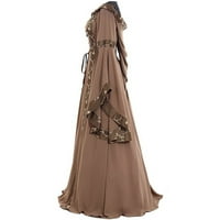 Fnochy ženska haljina za čišćenje Jedna ženska suknja modna vintagena dužina podne gotičke haljine dugih