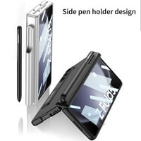 za Samsung Galaxy Z Fold Flosed futrola za telefon, šarken zaštitna futrola sa drvcama sa olovkom sa