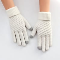 Pletene rukavice u plemencima otporne na habanje visoke elastične pletene tkanine dodirne zaslone Radne