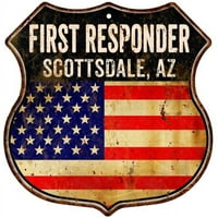 AZ prvi odgovor USA Metal znak Fire policija 211110022084