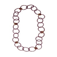 Ogrlica sa povezanim krugom perle