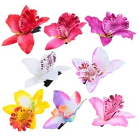 Orhidejne floteske frizere mladenke vjenčane kose kopče za žene cvjetne isječke za kosu