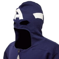 Kapetan America Movie Maskirani kostim Hoodie-muški 2xlarge