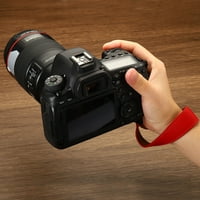 Trake za ručne zglobove UXCell kamere, PU kožni podesivi ručni remen za ručne remen, crvena
