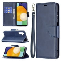Novčani futrola za Samsung A 5G, retro pune boje vrhunske kožne kožne kožne kartice Novčanik RFID Blokiranje