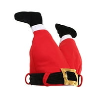 Temeljne božićne teme smiješne hlače Hat santa claus hlače oblik kapu za odmor za odmor festival stranka