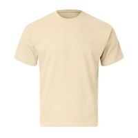 Muškarci vrhovi Muške ljetne boje tkanine Jednostavna casual majica sa okruglim vratom i kratkim rukavima