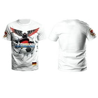 Wekity World Cup Soccer Soccer Soccer Muška košulja Njemačka, 3xl