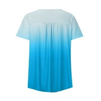 SOLACOL pokloni za žene V-izrez majice za žene majice za žene ženske majice majica kratkih rukava V-izrez