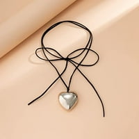 Oblik srca Čarm Privjesak Privjesak Modna WA ogrlica za kabel Jednostavan lanac vrata