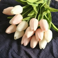 Dyfzdhu Tulip umjetni cvijet kućni ured za vjenčanje ukras za zabavu Bouquet pokloni