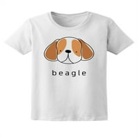 Slatka majica beagle štenet crtane majice - MIMAGE by Shutterstock, ženska X-velika