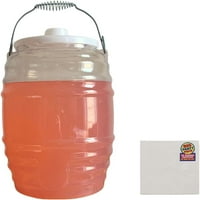 Gallon Jug sa poklopcem - Aguas S Vitrolero Plastični kontejner za vodu - Galonov dozator pića - Veliki