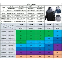 Muškarci Jesen i zimska ležerna boja Podudaranje Jednostavni kaput Sportski džep patentni zatvarač Trendy