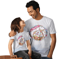 Bunny Kids Uschest Men Majica Stilska majica sa kratkim rukavima za rođendanski poklon