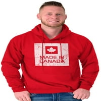 Napravljeno u Kanadi Patriotska kanadska dukserica sa duksevima za žene MUŠKE BRISKO BRANDS L