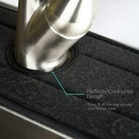 Faucet upijajuća mat, sudoper kuhinjske slavine Splash Guard, škare od mikrofibrane za punjenje pločica