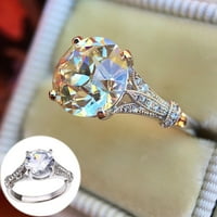 Cara Lady Wedding Band u titanijumskim prstenom za vjenčani prsten za angažman prsten 6