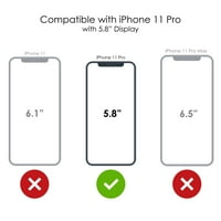 Razlikovanje Clear Shootfofofofofofofoff Hybrid futrola za iPhone Pro - TPU branik akrilni zaštitni