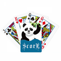 Kineska Panda Tradicionalni umjetnički uzorak Score Poker igračka karta Inde