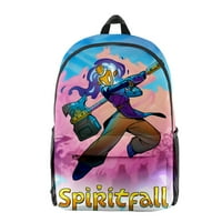Spiritfall Merch ruksaci patentni zatvarač modne školske torbe Daypack Unisex