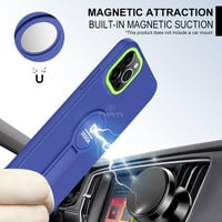 Za Apple iPhone PRO MA oklop dvostruki sloj metalni stickstand magnetni automobil hibridni udar udara