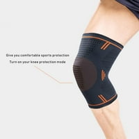 Par pad koljena silikonska protiv klizanja vežbanje pletene koljena - mekani udoban zaštitnik koljena