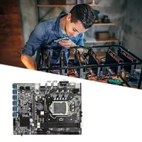 B BTC rudarska matična ploča sa G530 G CPU + ventilator za hlađenje USB3. do PCIe GPU utora LGA DDR