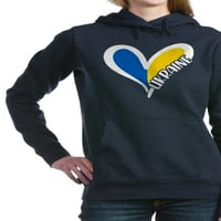 Cafepress - Ljubav Ukrajina Srce Duks - pulover Hoodie, klasična i udobna dukserica s kapuljačom