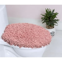 Kućni tkalci Fantasia kolekcija pamučna pokrivača s poklopcem s mekim kupaonicama, 18 x18 ružičasta
