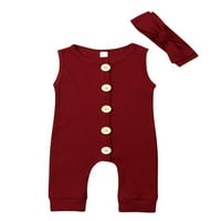 Pudcoco novorođenčad Dječja djevojka Dječja rukavica odjeća za romper BodySuit Set outfits