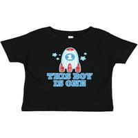 Inktastic 1. rođendan Dječak raketni brod poklon baby boy majica