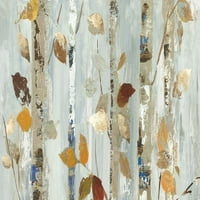 Lišće na breza plakata Print Allison Pearce