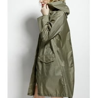 Kišna jakna na otvorenom Vjetroottna odjeća Windbreaker Dnevno zelena veličina XL