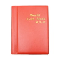 Xinqinghao Novi prikupljajući džepove Svjetski kovanica Kolekcija za pohranu Nosač novca Novac Book