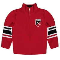 Omladinski crveni sjeveroistočni Huskies Logo tima Quarter-Zip Pulover Duksera