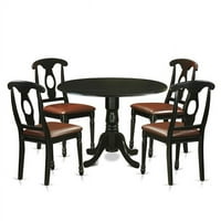 Set tablice trpezanja - mali kuhinjski stol i stolice, crna - komad