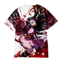 Demon Slayer majica kratkih rukava, majice, majica, ležerne vrhove, ljetni, dizajn, odjeća, obuća i