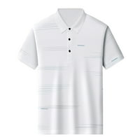 Muška modna majica casual kratkih rukava za golf majice na ledu svileni materijal majice visoke znake