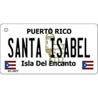 Smart plavuša KC- Santa Isabel Puerto Rico lanac za ključeve zastave