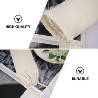 Jednostavna torba za crtanje od pamučne lane praktične torbice za skladištenje slama