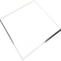 Plymor Clear Akrilska kvadratna Polirana rubna baza za prikaz, 10 W 10 D 0,25 H, od 2