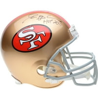 Deion Sanders San Francisco 49ers Autographing Riddell replika replika u punoj veličini sa Hof 2011