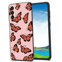 Kompatibilan sa Samsung Galaxy S22 + Plus futrolom telefona, leptiri - futrola za silikon za teen Girl