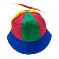 Propelerov šeširi MULTICOLOR Sun Hat Rainbow Top Hat za kamp na otvorenom Kostim u stilu odraslih