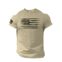 SayHi o rukavi ispisani vrat nevolji s kratkom zastavom američke bluze muške košulje za muškarce za