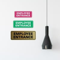Sve kvalitetne standardne ulaznog znaka zaposlenika - crna - velika 3 9